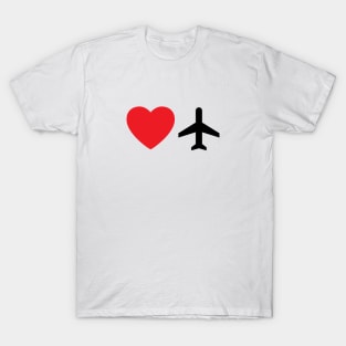 I Love Airplanes T-Shirt